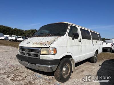 1996 Dodge Ram Wagon B3500 Cargo Window Van