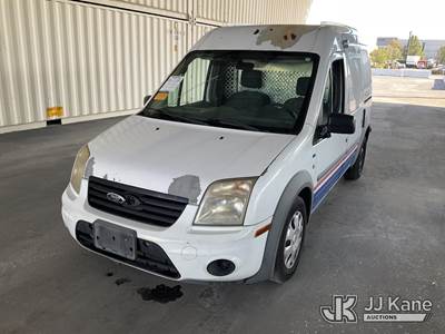2012 Ford Transit Connect XLT with Side and Rear Door Glass Mini Cargo Van