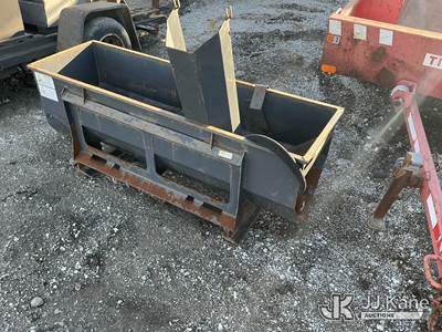 Landhonor Skid Steer Mounted Hydraulic Operated Concrete Hopper