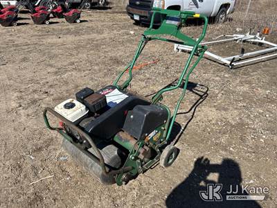Used 2002 Ryan Lawnaire Walk-Behind Lawn Aerator, Honda Gas