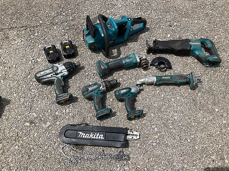 (7) Makita Utility/Lineman Power Tools For Sale Kansas City, MO