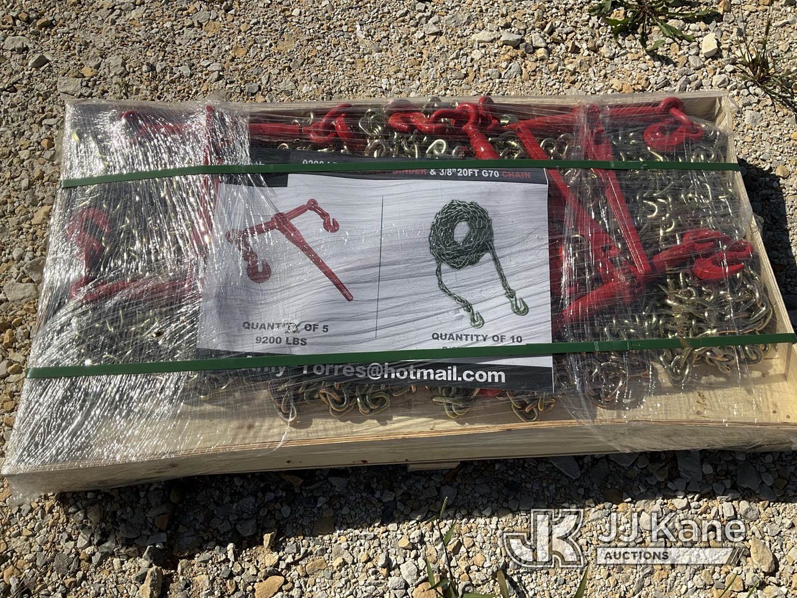 2023 Greatbear (5) 9200lbs Ratchet Binders & (10) 3/8in 20ft G70 chain