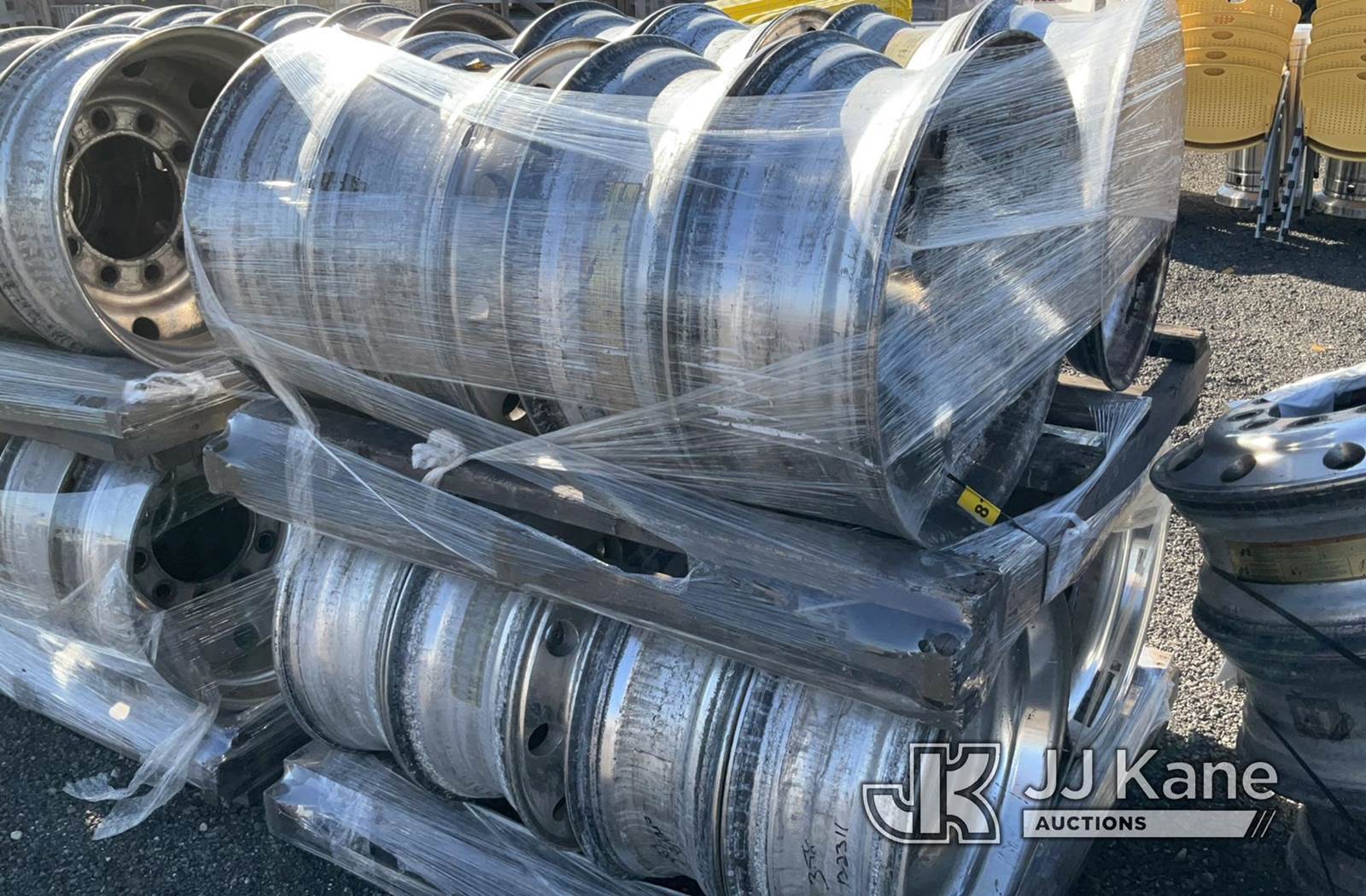 Pallet w/ 16 Rims NOTE This unit is being sold AS IS/WHERE IS via