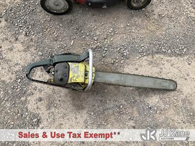 Chainsaw (Condition Unknown) NOTE: This unit is being sold AS IS/WHERE IS via Timed Auction and is located in Sparks