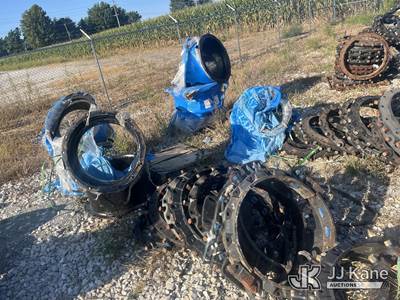 Assortment of HDPE pipe fittings