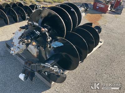(1) 22 in. Auger (1) 20 in. Rock Auger & (1) 22 in. Rock Auger NOTE: This unit is being sold AS IS/WHERE IS via Timed Auction and is located in Kansas City