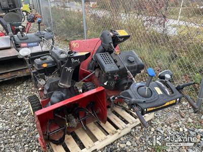 Toro (Runs) & Toro (Engine Pulls Over) Snowblowers