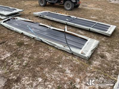 (2) Metal Roofing Material 37in.x 12ft. (100pcs Each) (New) (Paint Damage)