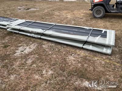 (2) Metal Roofing Material 37in.x 12ft. (50pcs Each) (New) (Paint Damage)