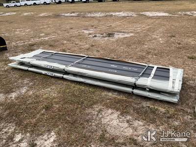 (2) Metal Roofing Material 37in.x 12ft. (50pcs Each) (New) (Paint Damage)