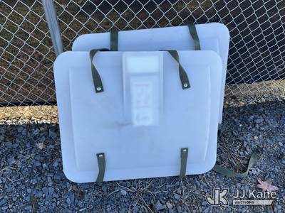(1) Lot Of (2) 27 In X 33 In Single-Man Bucket Covers W/ Tie Down Straps (New/Unused)