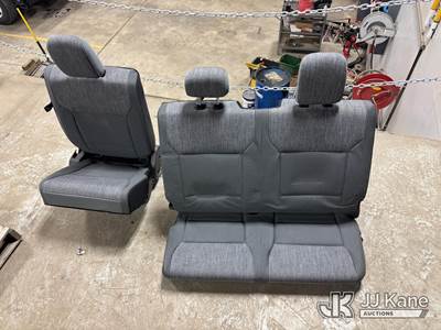 2 Sets Of Rear 60 / 40 Bench Seats For 2025 F550 (Like New Condition) NOTE: This unit is being sold AS IS/WHERE IS via Timed Auction and is located in Lewiston