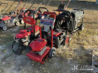 (4) Pressure Washers (2) Gas Generators (Not Running
