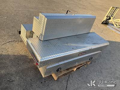 (4) Weather Guard Aluminum Truck Boxes