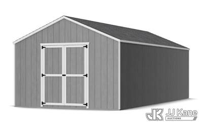 (1) Little Cottage Co. 12 Ft x 24 Ft Gable Shed