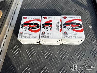 (3) Streamlight Rubber Headlamp W/ Batteries (Part#: 970762766) (New/Unused)