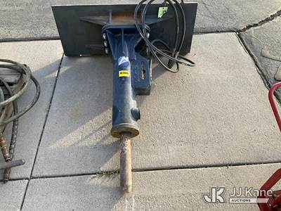 Skid Steer Breaker Attachment NOTE: This unit is being sold AS IS/WHERE IS via Timed Auction and is located in Salt Lake City