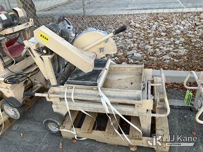 Edco Tile Saw NOTE: This unit is being sold AS IS/WHERE IS via Timed Auction and is located in Salt Lake City