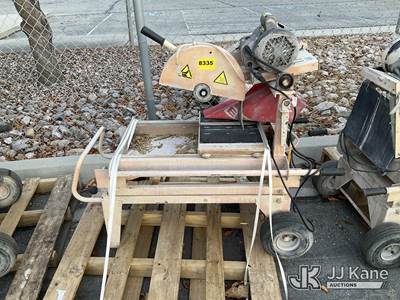 Edco Tile Saw NOTE: This unit is being sold AS IS/WHERE IS via Timed Auction and is located in Salt Lake City