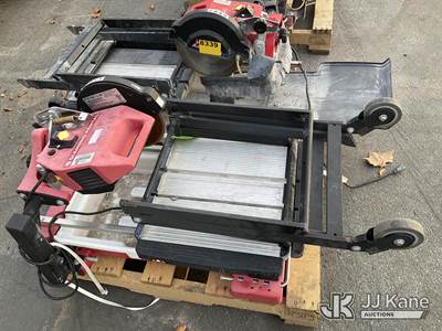 2 Virginia Abrasives Tile Saws NOTE: This unit is being sold AS IS/WHERE IS via Timed Auction and is located in Salt Lake City