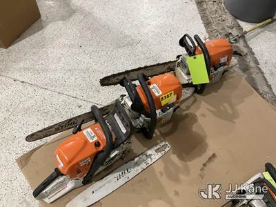 3 Stihl Chainsaws NOTE: This unit is being sold AS IS/WHERE IS via Timed Auction and is located in Salt Lake City