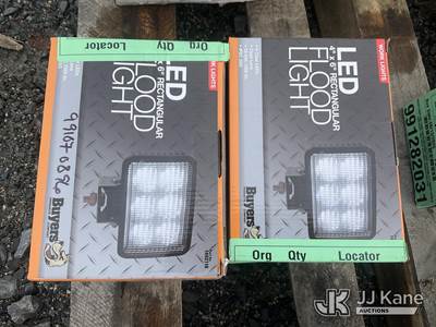 (4) LED Flood Lights (New/Unused)