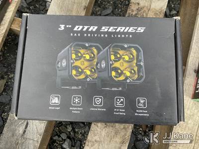 (1) BlackOak LED Yellow Driving Light (New/Unused)