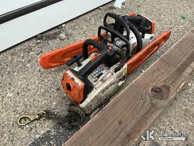 (2) Chainsaws With Covers (Cranks)(Does Not Start)