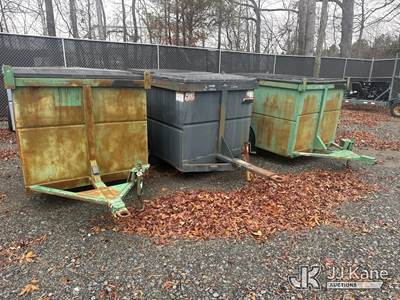 (6) Towable Trash Dumpsters
