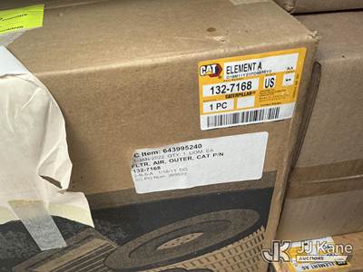Pallet of Misc. Caterpillar Equipment Filters (Buyer must Load or Pay for Loading Assistance)