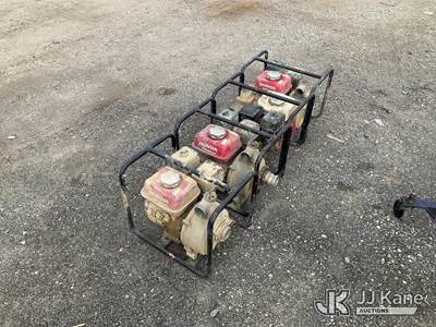4) Honda Trash Pumps (Condition Unknown)