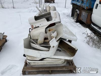 2 pallets of fiberglass material handling jib covers