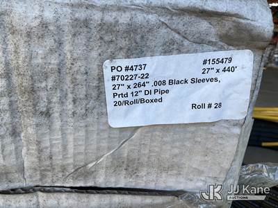 (5) Pallets Of Plastic Pipe Liner