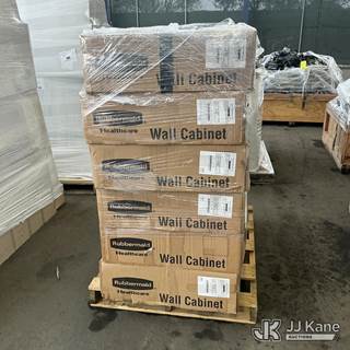 (1 Pallet) Wall Cabinets Workstations (Used)