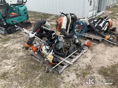2 Pallets Of Assorted Lawn Equipment