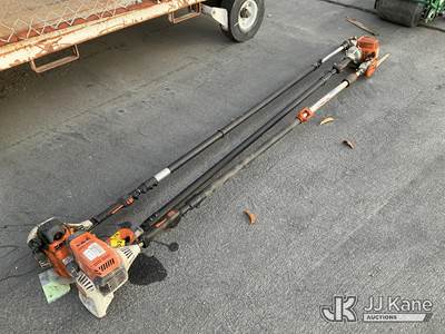 3 Stihl Trimmer Chainsaws (Condition Unknown)