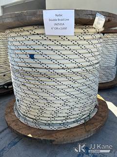 (1) Spool of Nydac Double Braid Line with Thimble & Link One End (Approx. 6 Inch Circumference x 2