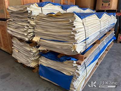 Insulated Curtains/Walls Number of Pallets: 4 Count: 4-6 pieces per pallet Sizes: Each Piece Approx 12 Feet Wide x 66 to 88 Feet Long (Condition Unknown)