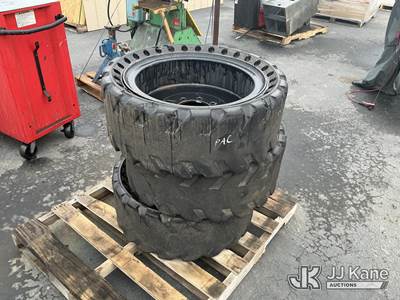 (3) Skid Steer Tires (Used )