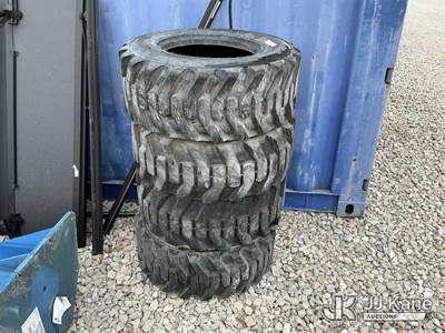 (4) Skid Steer Tires
