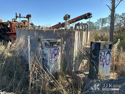 Empty Fuel Tank and two Gas boy pumps