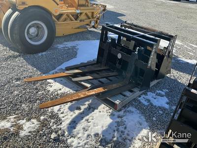 (4) 48" Pallet Fork Attachments