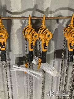 (2) Harrington 3/4 Ton Lever Chain Hoists