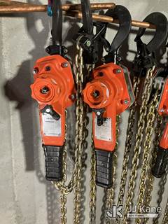 (2) CM Bandit 1-1/2 Ton Lever Chain Hoists
