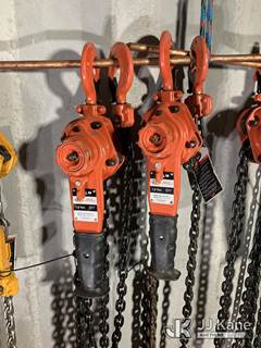 (2) Atlas ALR 1.6 Ton Lever Chain Hoists