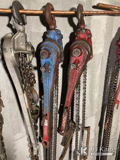 (2) Coffing 1-1/2 Ton Ratchet Lever Chain Hoists