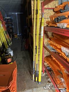 (1) Hastings 40 ft Telescopic Hot Stick & (2) Hastings 8.6 ft Shot Gun Hot Sticks