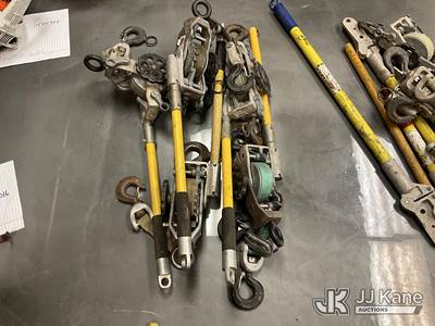 (5) little mule model 300 1 1/2 ton hoist