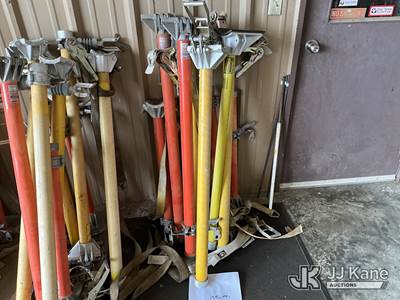 (10) AB CHANCE pole mount fiberglass extension arms