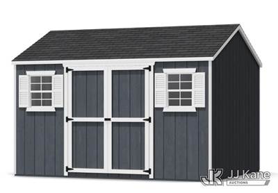 (1) Little Cottage Co. 10 Ft x 12 Ft Gable Shed